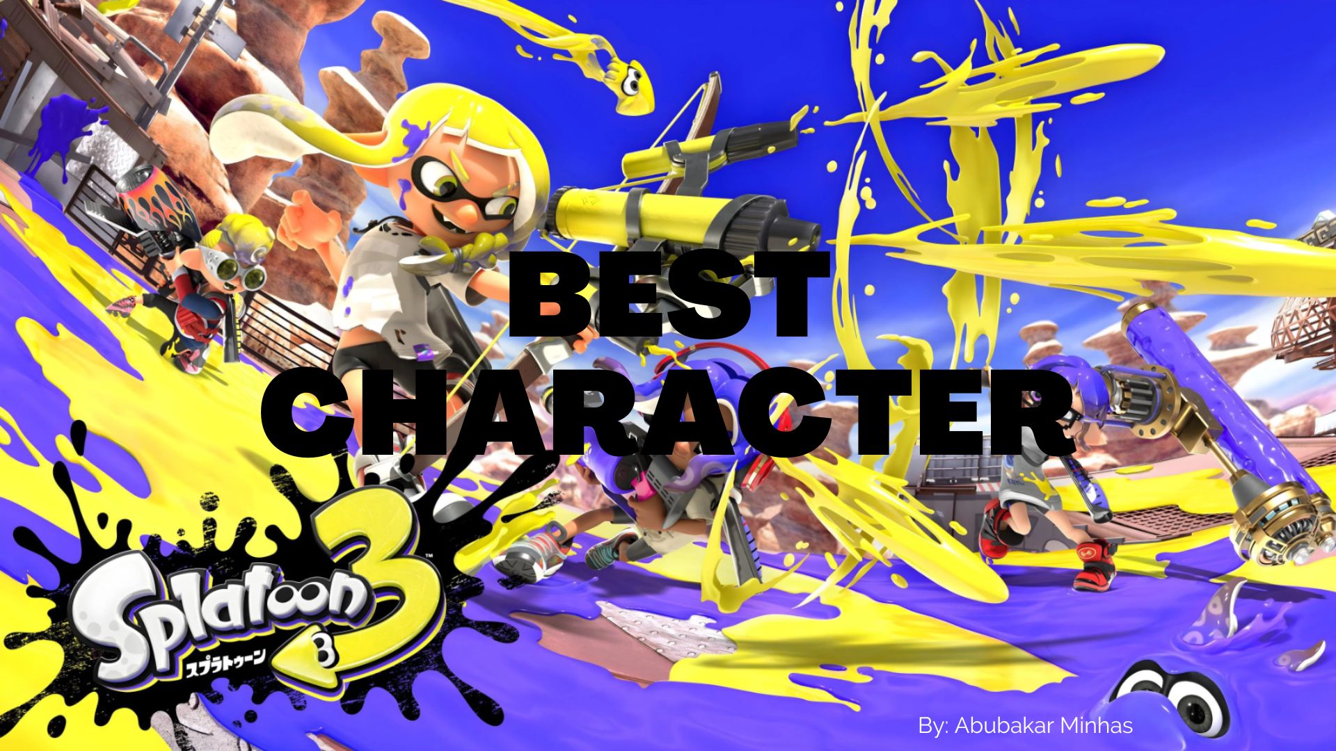 Splatoon 3 BEST Characters [All Ranked] - VeryAli Gaming