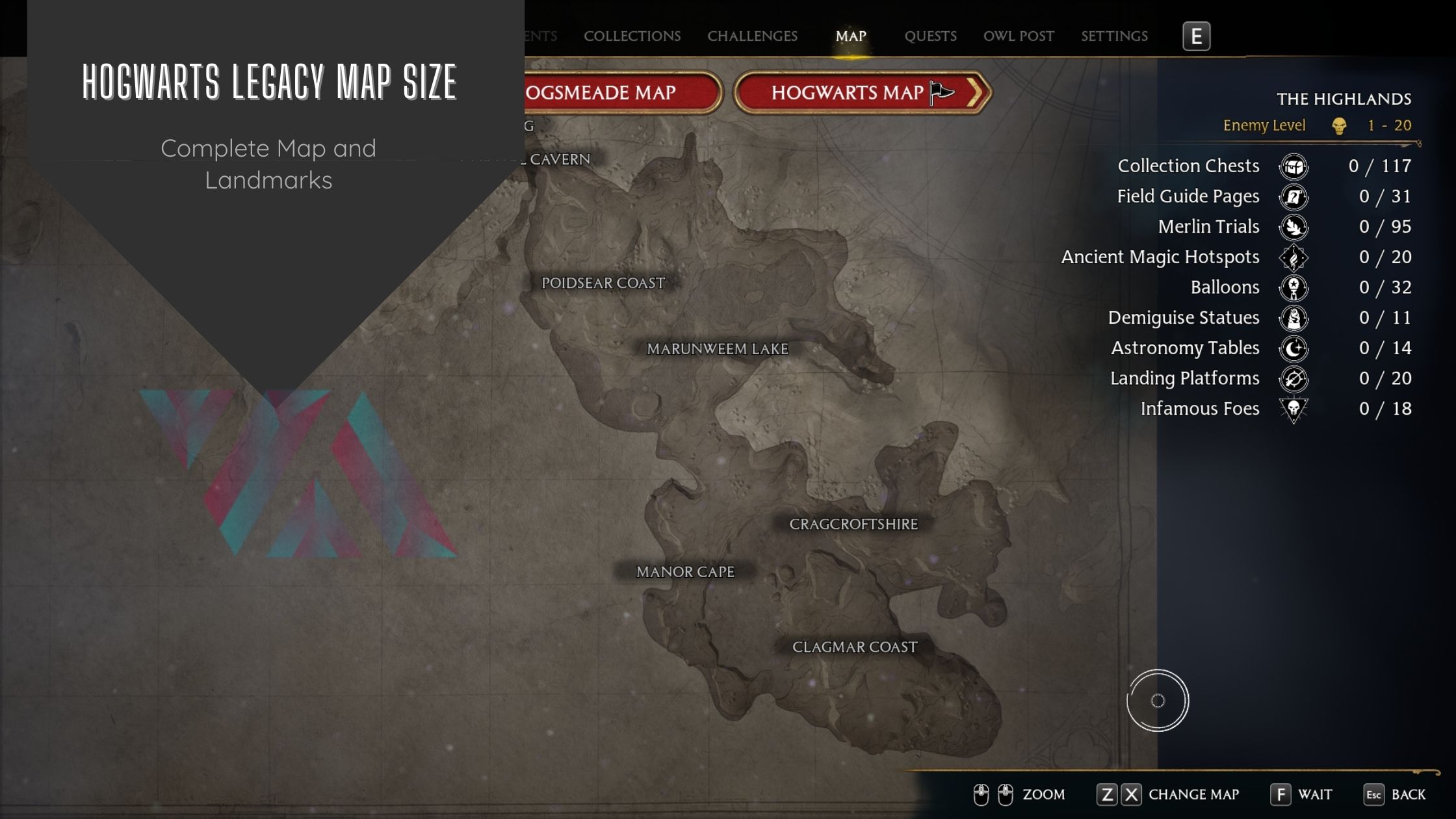 Hogwarts Legacy Map Size: How big is the open world game?