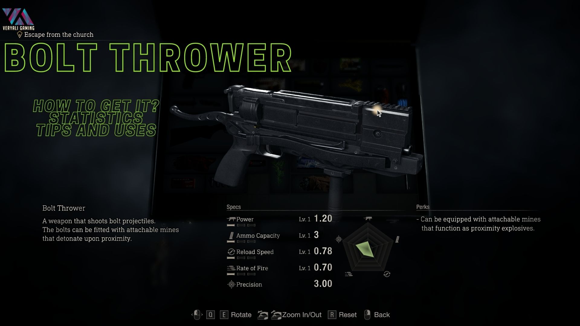 Resident Evil 4 Remake Bolt Thrower Guide VeryAli Gaming