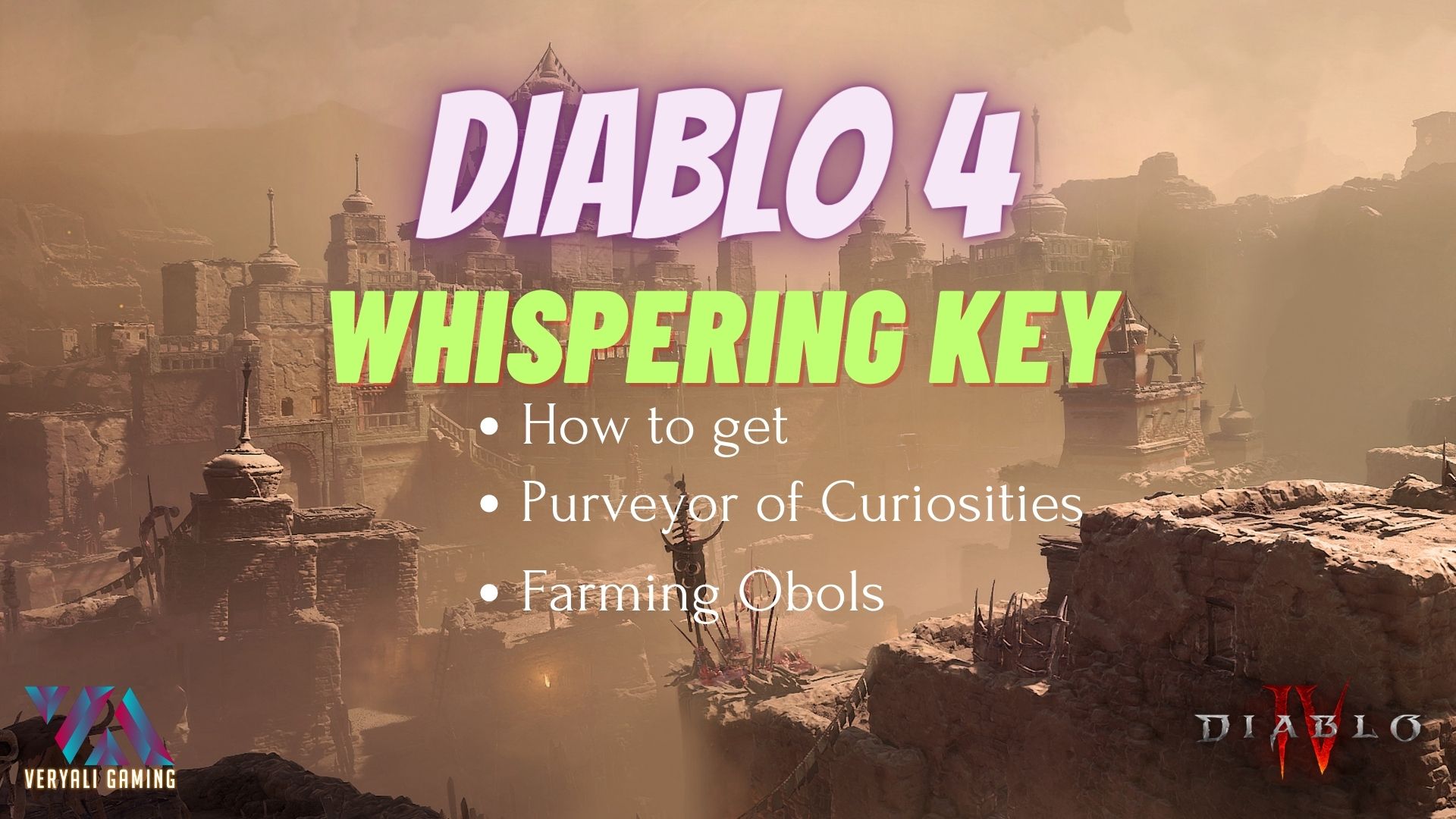 Diablo 4 Whispering Key [How To Get] VeryAli Gaming