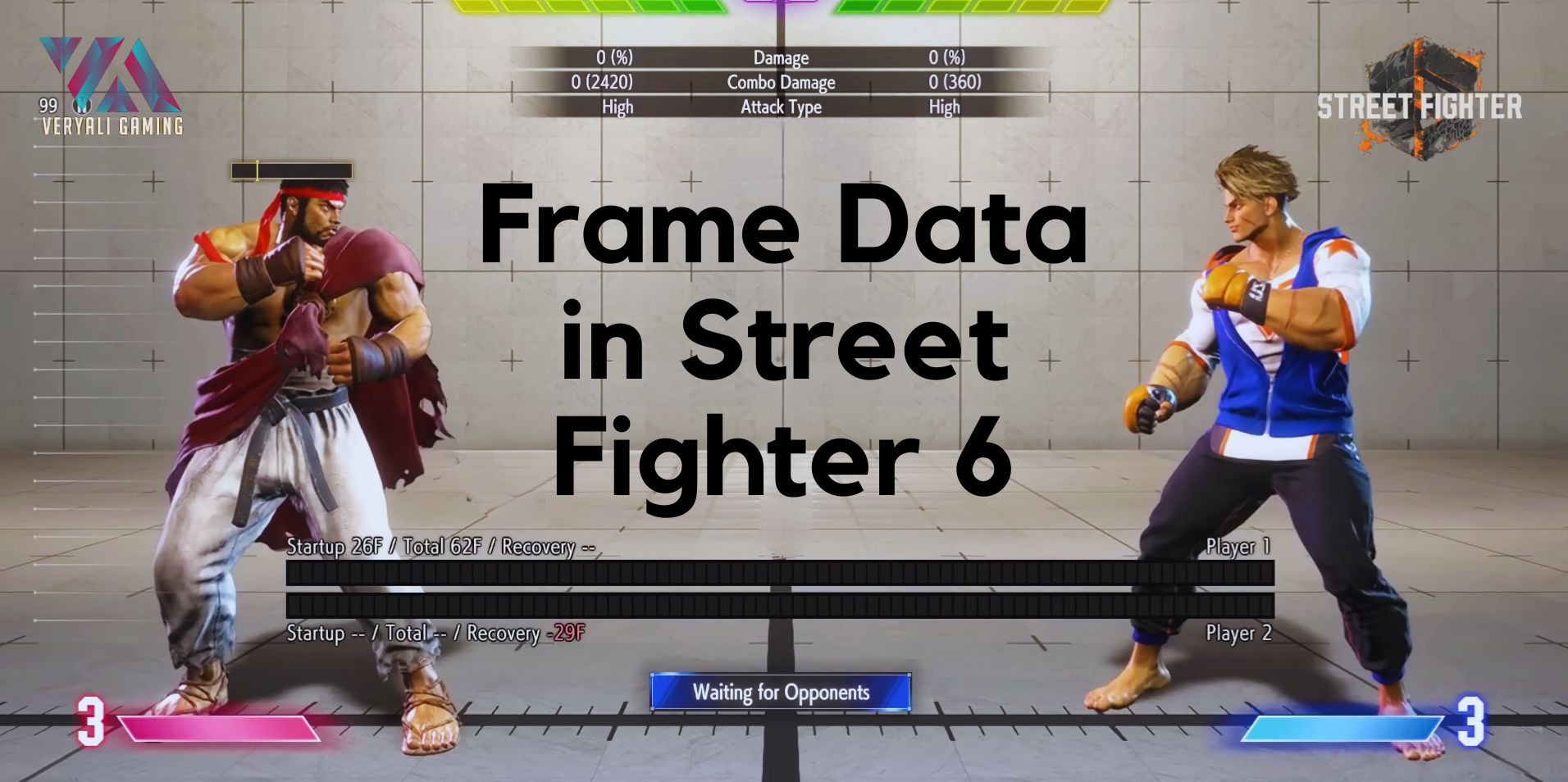 Frame Data em Street Fighter 6: o que é e como usar em jogos de luta